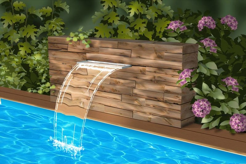 Ubbink vandfald Niagara LED 30 cm transparent 7504608 - Have - Udendørs miljø - Havedekoration - Damme & springvand