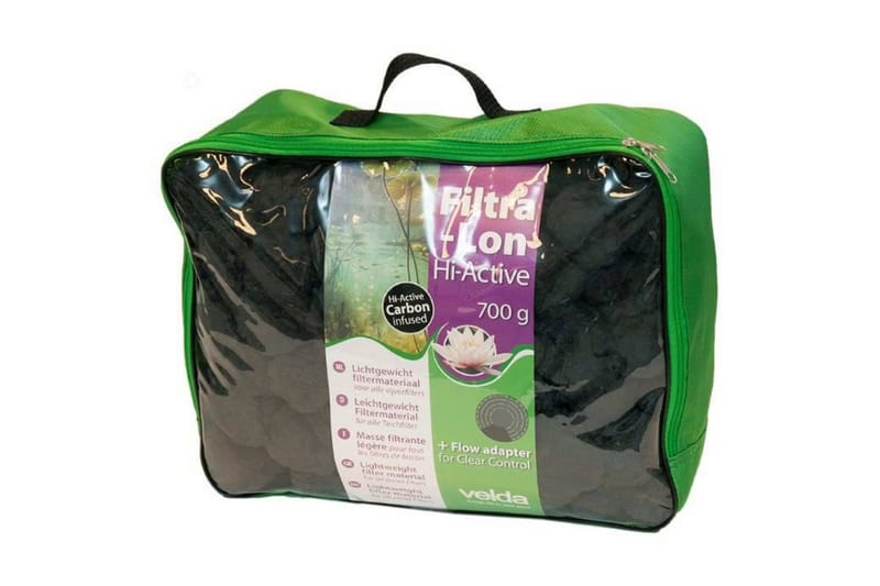 Velda damfiltermateriale Filtra-Lon Hi-Active 700 g sort - Sort - Have - Udendørs miljø - Havedekoration - Damme & springvand