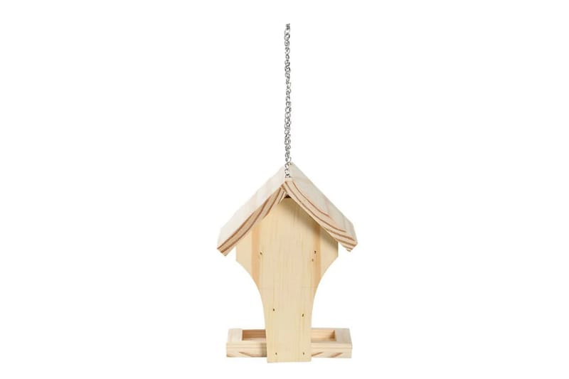 Esschert Design DIY fuglefoderhus med maling - Beige - Fuglebræt & fuglehuse