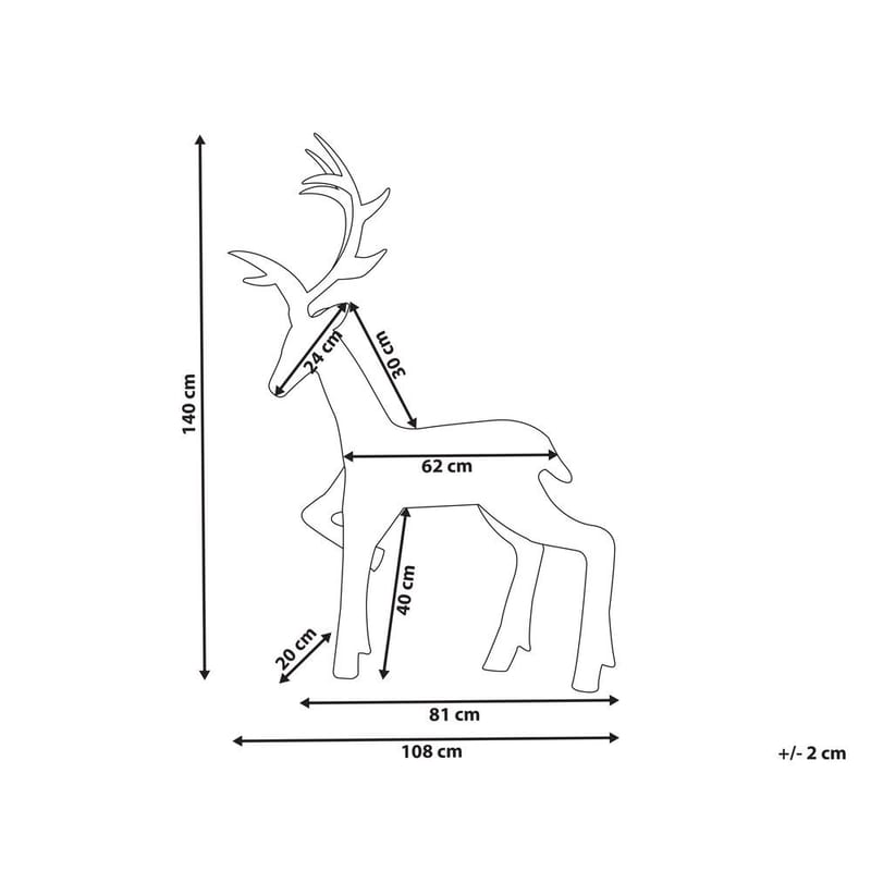 Udendørsdekoration Husavik - Belysning - Julebelysning - Julelys udendørs
