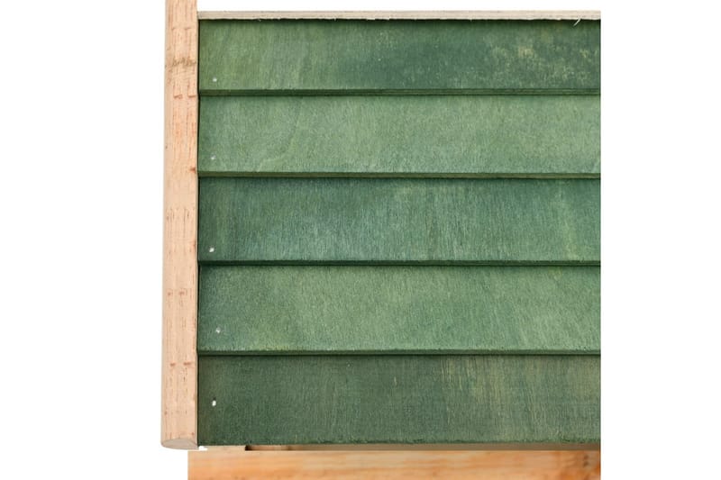 foderhus til fugle 35x29,5x21 cm massivt træ - Brun - Have - Udendørs miljø - Havedekoration - Fuglebræt & fuglehuse