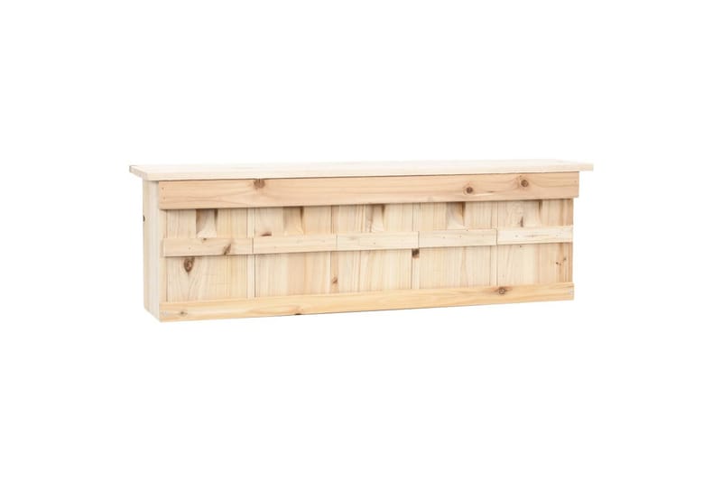 Spurvehus med 5 rum 68x15x21 cm fyrretræ - Have - Udendørs miljø - Havedekoration - Fuglebræt & fuglehuse