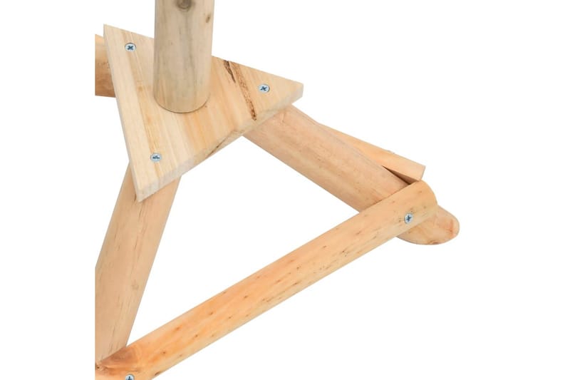 Stående fuglefoderhus 33x106 cm massivt fyrretræ - Brun - Have - Udendørs miljø - Havedekoration - Fuglebræt & fuglehuse
