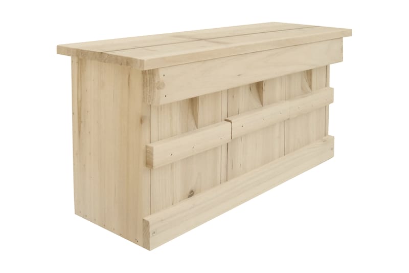 Svale Redekasse 44 X 15,5 X 21,5 Cm - Brun - Have - Udendørs miljø - Havedekoration - Fuglebræt & fuglehuse