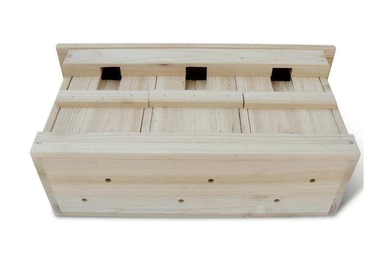 Svale Redekasse 44 X 15,5 X 21,5 Cm - Brun - Have - Udendørs miljø - Havedekoration - Fuglebræt & fuglehuse