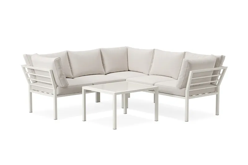 Ariany 5-personers Hjørnesofa Udendørs - Beige - Have - Udendørs miljø - Altan & terrasse - Altanmøbler