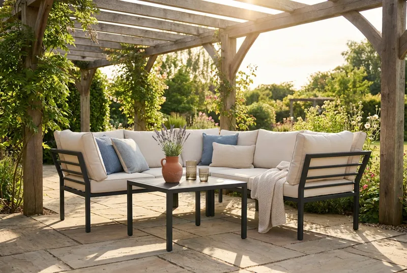 Ariany hjørnesofa til udendørs brug - Sort - Have - Udendørs miljø - Altan & terrasse - Altanmøbler