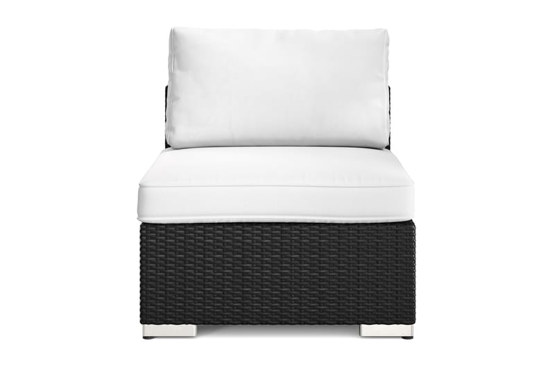 Bahamas Midtermodul Udendørs i Polyrattan - Sort - Havemøbler - Loungemøbler - Moduler - Midtermodul havesofa