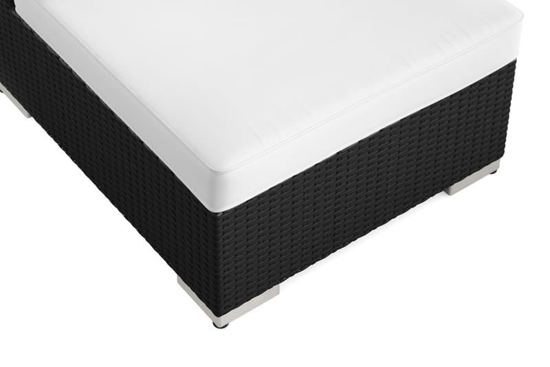 Bahamas Midtermodul Udendørs i Polyrattan - Sort - Havemøbler - Loungemøbler - Moduler - Midtermodul havesofa