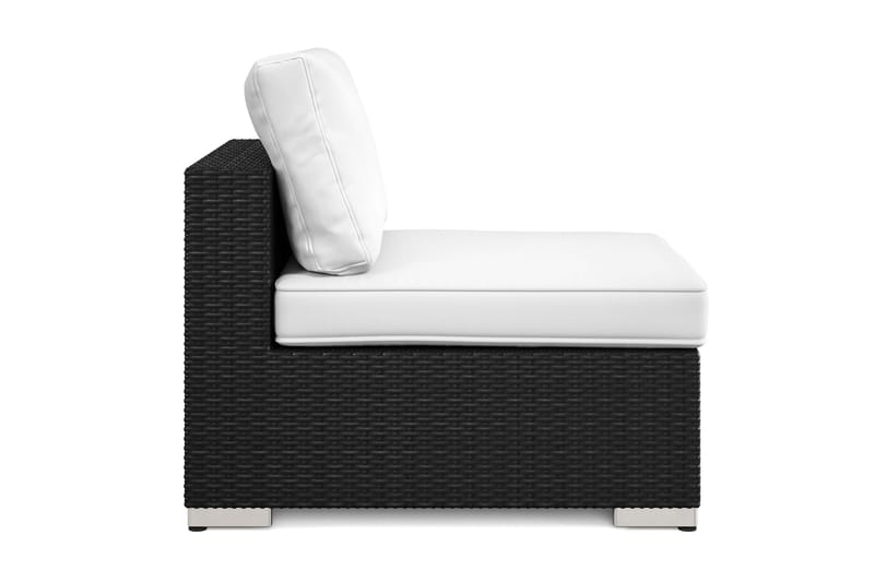 Bahamas Midtermodul Udendørs i Polyrattan - Sort - Havemøbler - Loungemøbler - Moduler - Midtermodul havesofa