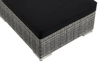 Bahamas Midtermodul Udendørs i Polyrattan - Grå - Havemøbler - Loungemøbler - Moduler - Midtermodul havesofa