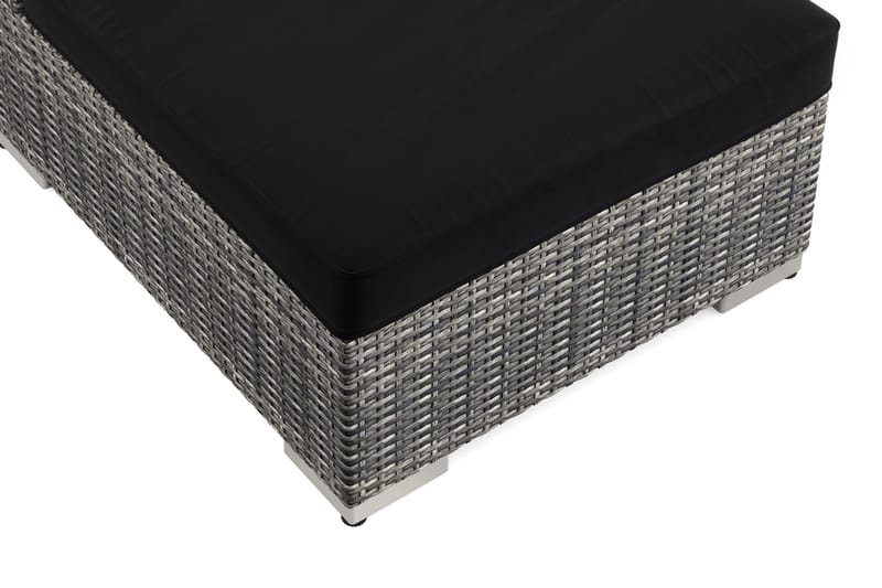 Bahamas Midtermodul Udendørs i Polyrattan - Grå - Havemøbler - Loungemøbler - Moduler - Midtermodul havesofa