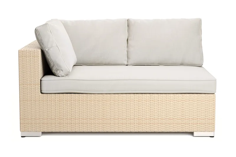 Bahamas Venstremodul Udendørs 140 cm - Beige - Havemøbler - Loungemøbler - Moduler - Højremodul havesofa