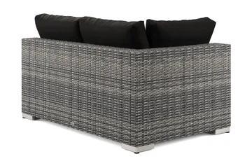 Bahamas Venstremodul Udendørs 140 cm i Polyrattan - Grå - Havemøbler - Loungemøbler - Moduler - Højremodul havesofa