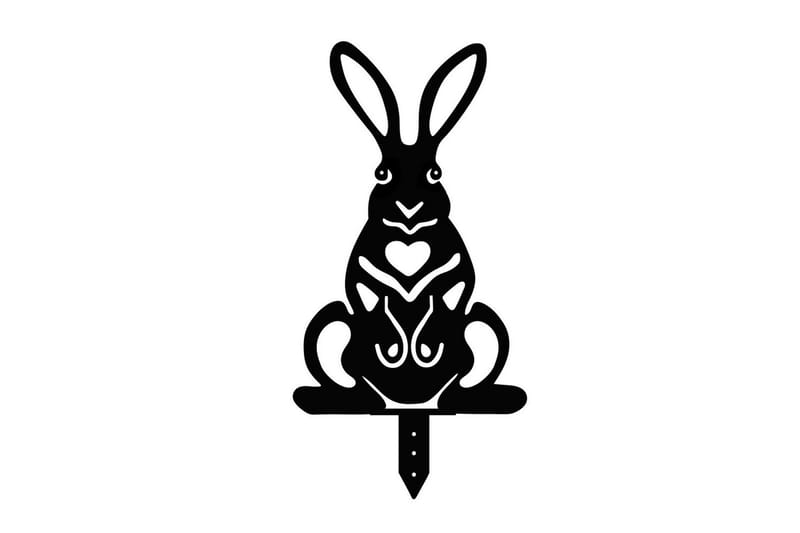 Dekorativt Have Metal Tilbehørssæt Jarielhaven Sort - Sort - Have - Udendørs miljø - Havedekoration - Havefigurer & havedekoration - Havestatuer