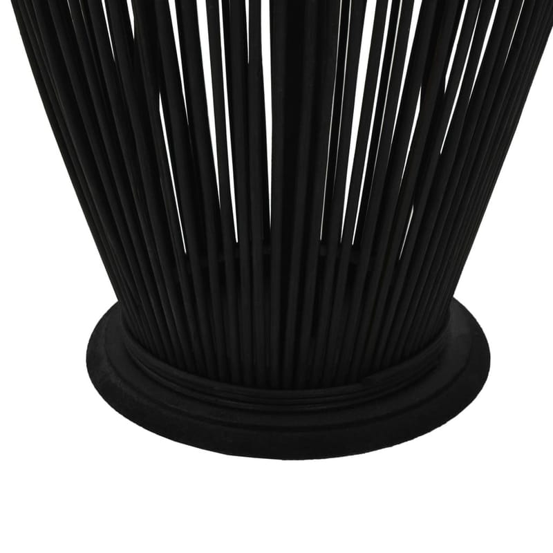 Hængende Lanterneholder Bambus 95 Cm Sort - Sort - Havelanterner - Lysestager & lanterner - Dekoration