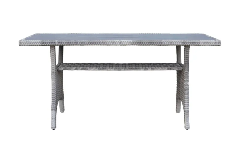 James Light Stor L-formet Vendbar Loungegruppe til Udendørs i Kunstrotting med Opbevaring og Grå Hynder - Grå - Have - Udendørs miljø - Altan & terrasse - Altanmøbler