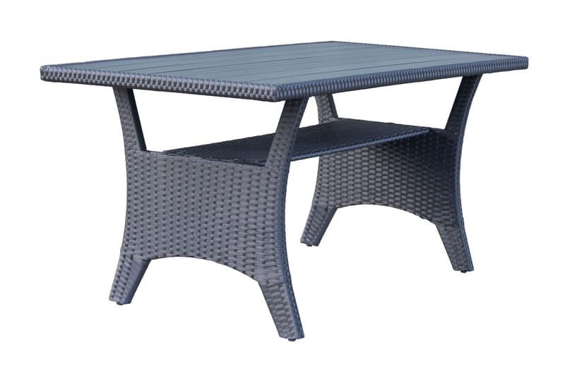 James Light Stor L-formet Vendbar Loungegruppe til Udendørs i Kunstrotting med Opbevaring og Hvide Hynder - Sort - Have - Udendørs miljø - Altan & terrasse - Altanmøbler