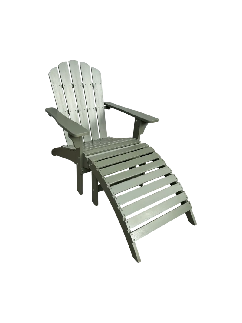 Landet Dækstol Udendørs - Mørkegrøn - Havemøbler - Havestole - Solstole - Dækstol