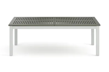 Monaco udtrækkeligt udendørsbord 210/310x90 cm - Hvid/Grå - Havemøbler - Havebord - Spisebord & havebord