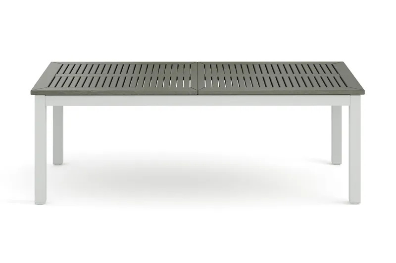 Monaco udtrækkeligt udend ørsbord 210/310x90 cm - Hvid/Grå - Havemøbler - Havebord - Spisebord & havebord