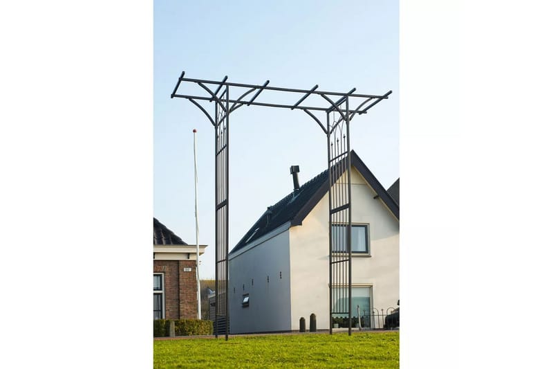 Nature havebue 114 x 66 x 232 cm metal sort - Sort - Have - Udendørs miljø - Havedekoration - Havefigurer & havedekoration