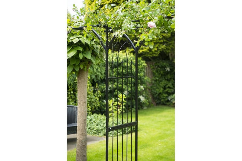 Nature havebue 114 x 66 x 232 cm metal sort - Sort - Have - Udendørs miljø - Havedekoration - Havefigurer & havedekoration