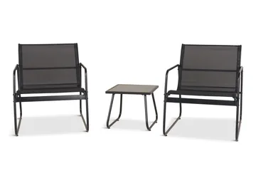 Pelanda cafésæt til udendørs brug - Sort - Have - Udendørs miljø - Altan & terrasse - Altanmøbler