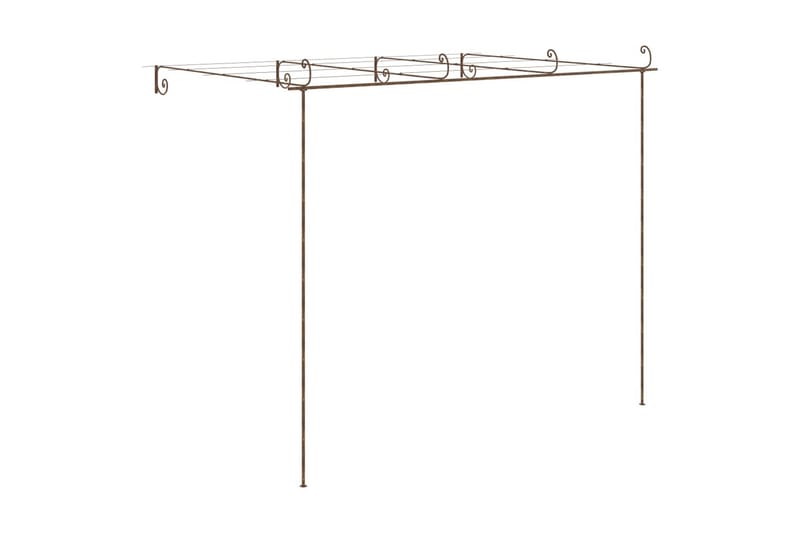rosenbue 4x3x2,5 m jern antikbrun - Brun - Have - Udendørs miljø - Havedekoration - Havefigurer & havedekoration