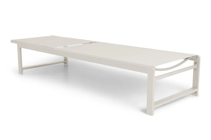 Sanna Solseng med Justerbar Rygstøtte - Beige - Havemøbler - Havestole - Solseng & solvogn