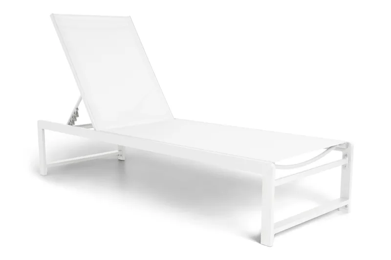 Sanna Solseng med Justerbar Rygstøtte, Hvid