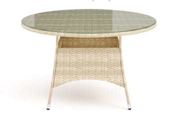 Thor bord til udendørsbrug rundt 140 cm - Beige - Havemøbler - Havebord - Spisebord & havebord