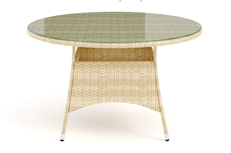 Thor bord til udendørsbrug rundt 140 cm - Beige - Havemøbler - Havebord - Spisebord & havebord