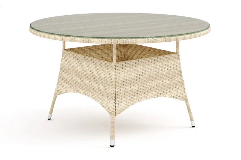 Thor bord til udendørsbrug rundt 140 cm, Beige