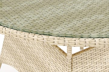 Thor bord til udendørsbrug rundt 140 cm - Beige - Havemøbler - Havebord - Spisebord & havebord