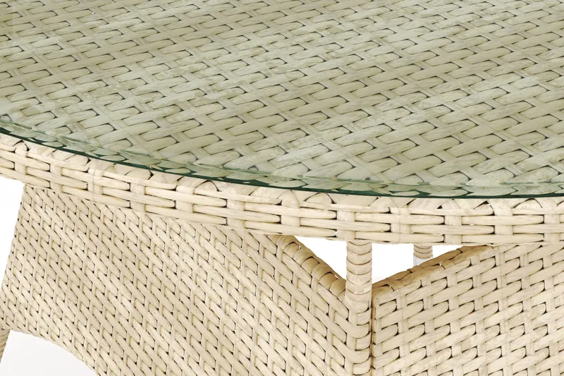 Thor bord til udendørsbrug rundt 140 cm - Beige - Havemøbler - Havebord - Spisebord & havebord