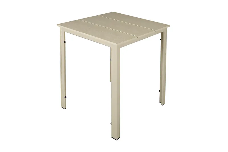 Tunis cafebord til udendørsbrug 70x70 cm - Beige/Beige - Havemøbler - Balkon - Balkonmøbler - Altanborde