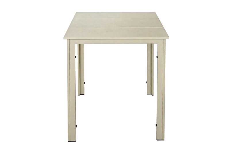 Tunis cafebord til udendørsbrug 70x70 cm - Beige/Beige - Havemøbler - Balkon - Balkonmøbler - Altanborde