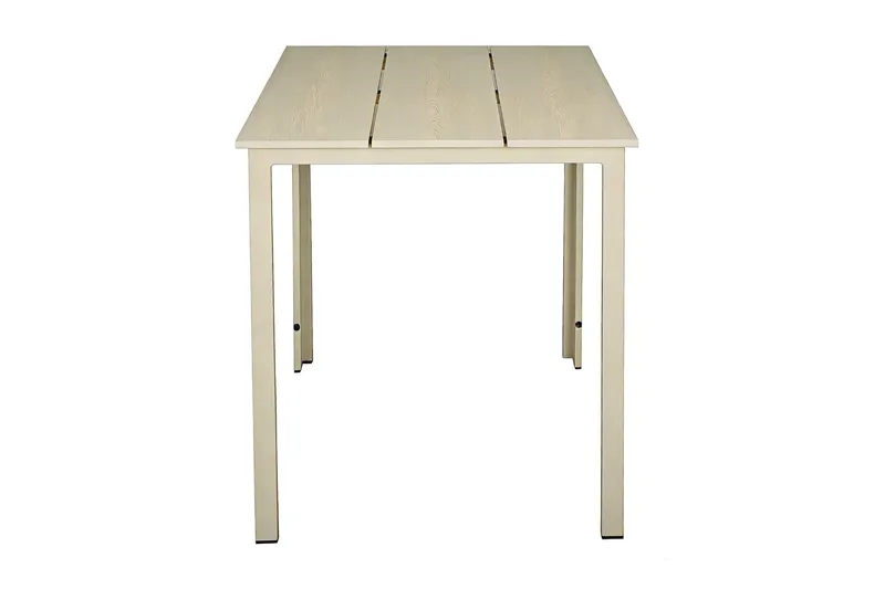 Tunis cafebord til udendørsbrug 70x70 cm - Beige/Beige - Havemøbler - Balkon - Balkonmøbler - Altanborde
