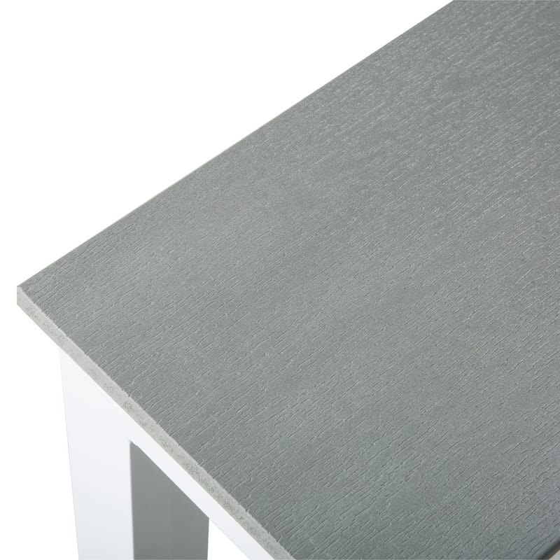 Tunis cafebord til udendørsbrug 70x70 cm - Hvid/Grå - Havemøbler - Balkon - Balkonmøbler - Altanborde