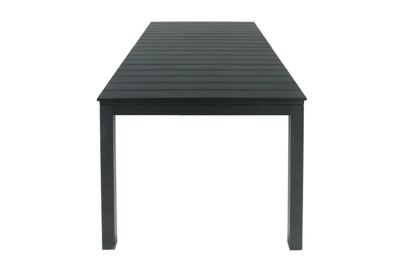 Tunis spisebord til udendørsbrug 205/305x90 rektangulært, udtrækkeligt - Sort/Sort - Havemøbler - Havebord - Spisebord & havebord