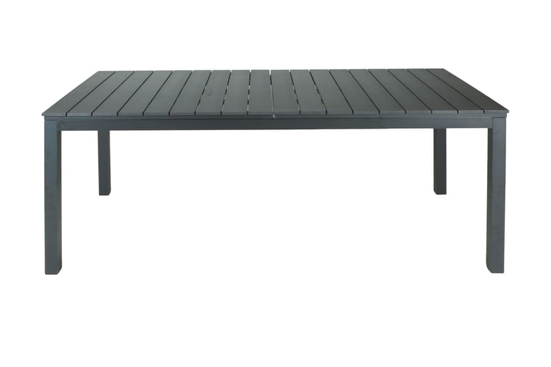 Tunis spisebord til udendørsbrug 205/305x90 rektangulært, udtrækkeligt - Sort/Sort - Havemøbler - Havebord - Spisebord & havebord
