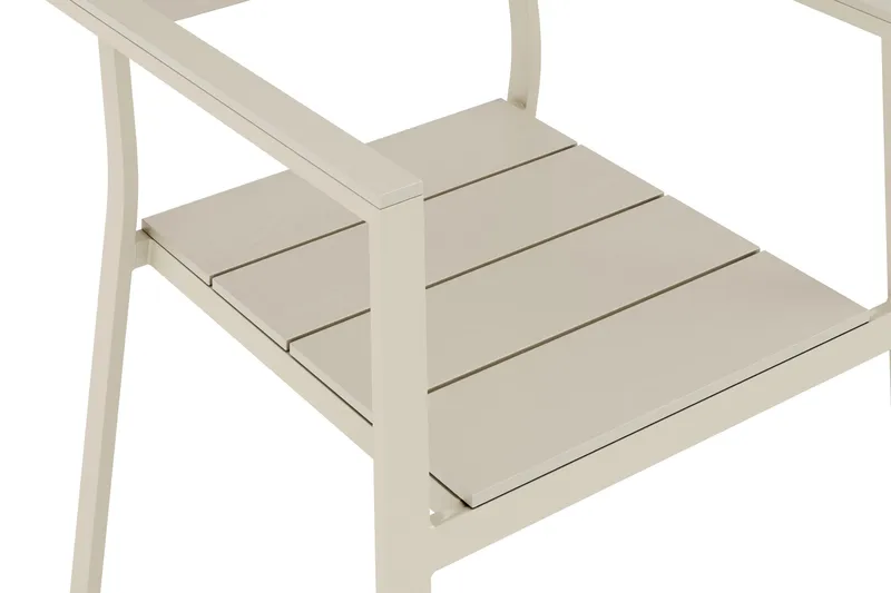 Tunis stabelstol til udendørsbrug Aintwood - Beige - Havemøbler - Balkon - Balkonmøbler - Altanstole
