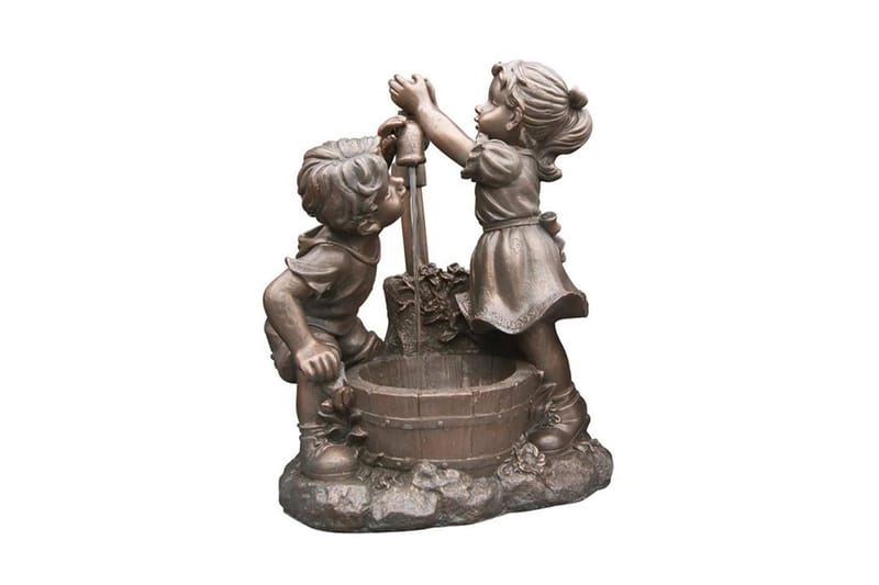 Ubbink Acqua Arte Sæt Memphis 1387059 - Brun - Have - Udendørs miljø - Havedekoration - Havefigurer & havedekoration - Haveskulptur