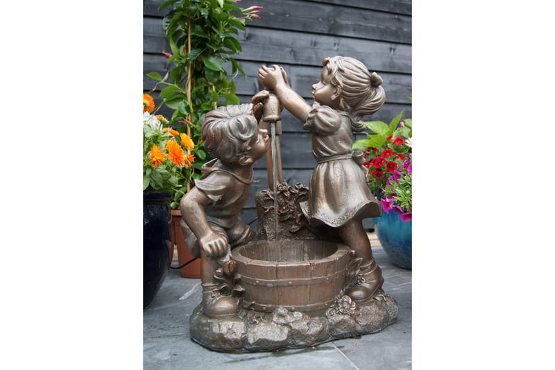 Ubbink Acqua Arte Sæt Memphis 1387059 - Brun - Have - Udendørs miljø - Havedekoration - Havefigurer & havedekoration - Haveskulptur