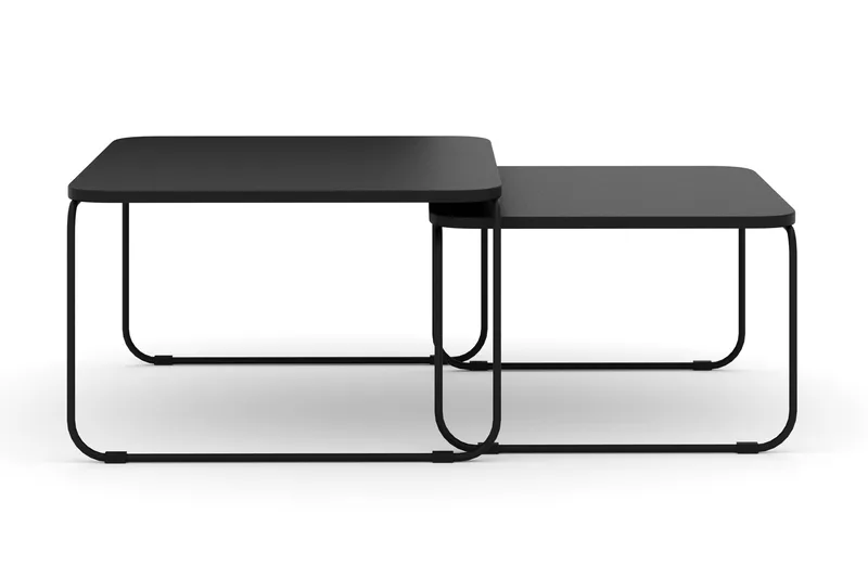 Usteryd Satsborde Udendørs - Sort - Havemøbler - Balkon - Balkonmøbler - Altanborde