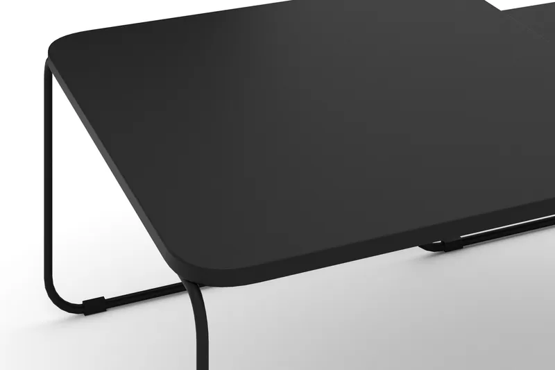 Usteryd Satsborde Udendørs - Sort - Havemøbler - Balkon - Balkonmøbler - Altanborde