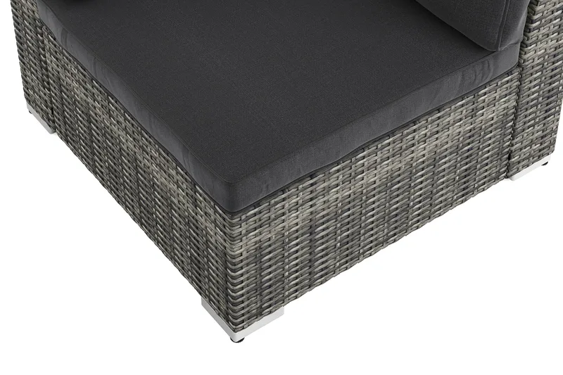 Wisconsin hjørnemodul til udendørs brug - Grå - Havemøbler - Loungemøbler - Moduler - Hjørnemodul havesofa