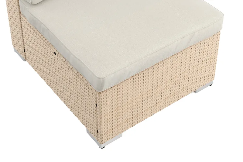 Wisconsin midtermodul til udendørs brug - Beige - Havemøbler - Loungemøbler - Moduler - Midtermodul havesofa
