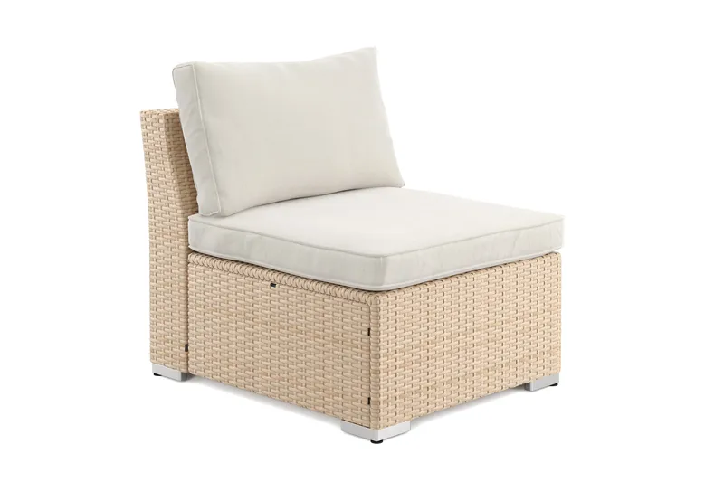 Wisconsin midtermodul til udendørs brug - Beige - Havemøbler - Loungemøbler - Moduler - Midtermodul havesofa